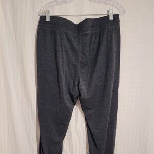 WOMEN CROP GREEN COTTON JOGGERS